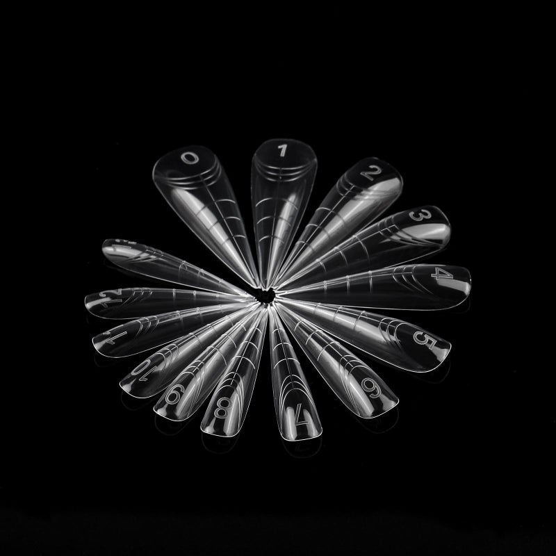 NMKL38 120PCS Dual Nail Forms 12 Sizes Extension Poly Nail Gel Full Cover Nail Molds (TI17V) - Image 3